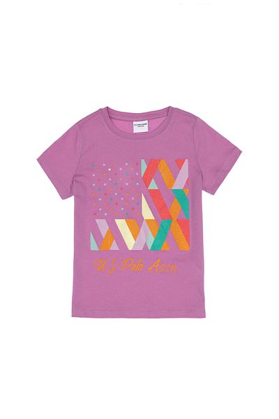 U.S. Polo Assn. Girl's Fuchsia T-Shirt 50306241 -Vr023