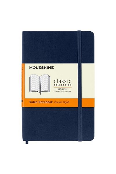 Moleskine Blocnotes clasic cu copertă moale de buzunar,