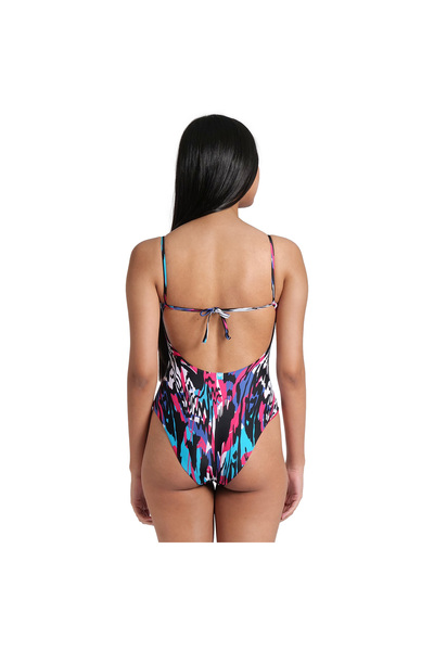 ARENA Water Prints Swimsuit Kadın Çok Renkli Yüzücü Mayosu 009398501