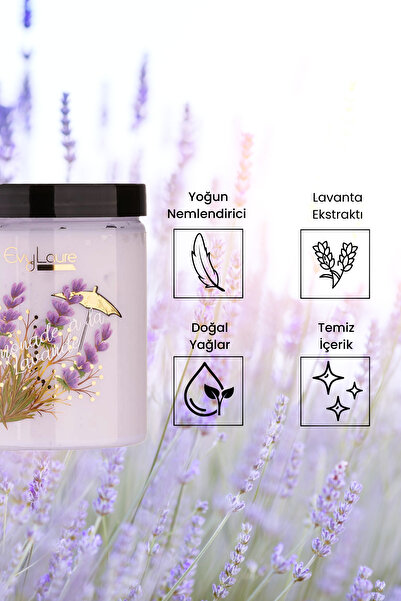 EvyLaure Lavanta Ekstraktlı Yoğun Vücut Nemlendiricisi Body Butter - 280 ml