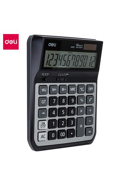 Deli Desktop Calculator GREY EM00720