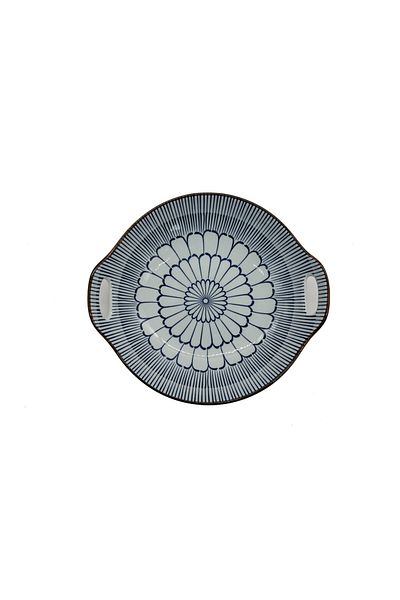 AKDC -Ceramic Plate W/Handle 075919