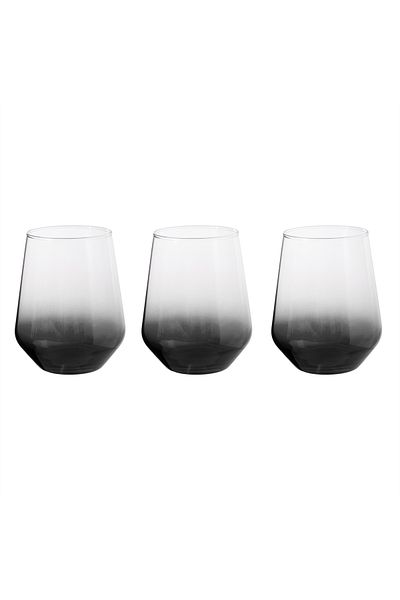 Mudo Home LORA 3-Piece Soft Drink Glass Set - Smoked 425ml
