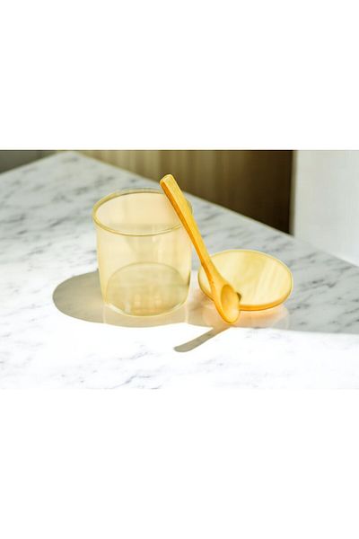 Kuka Bamboo 3-Piece Glass Spice Rack