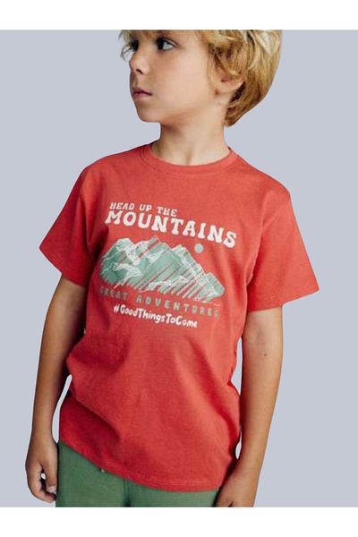 LOSAN Boy's Tshirt 3-12 Years Old Tile Printed