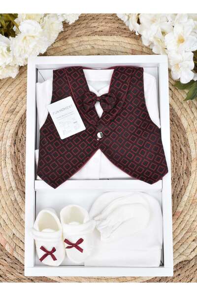 Fun Moment مجموعة هدايا ملابس حديثي الولادة "لحظة الفرح" مكونة من 4 قطع