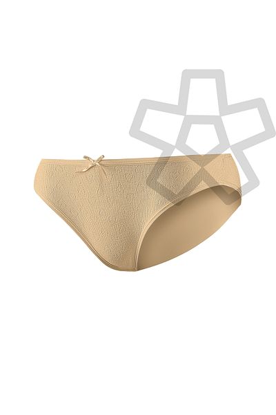 YILDIZ Cotton Heart Ribbed Bikini Panties 6 Pack Ten Star Kod3576