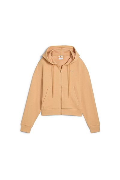 Puma Colorful Her Crop Full-Zip Hoodie Women's Casual Jacket 68505663