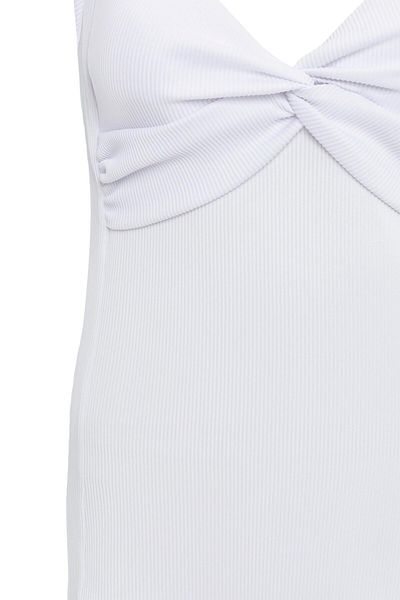 AQUAVİVA Aquaviva Women's White Violet Knotted Swimsuit