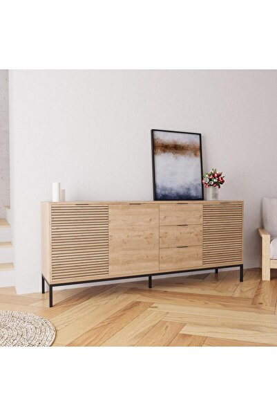 Bimossa H0060 180 Cm Alya Konsol Modern Yemek Odası Şık Depolama Alanı Tv Ünitesi Alternatifi