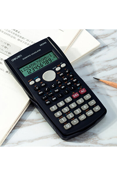 Deli آلة حاسبة علمية ديلي سوداء ED82ES