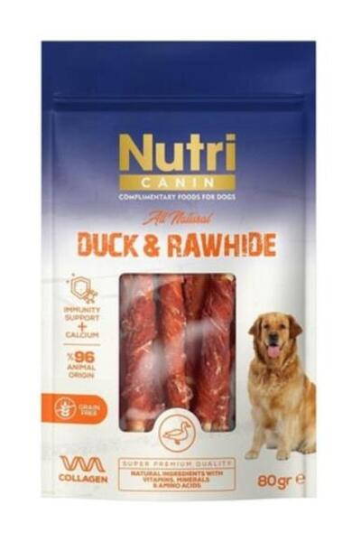 Nutri Feline NUTRİ FELİNE ÖRDEK ETLİ KÖPEK ÖDÜLÜ 80GR