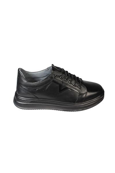 Yaz Kış Ayakkabı Yazkiş Men's Black Skin Mink Suede Genuine Leather Thick Sole Casual Shoes