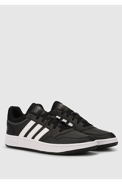 adidas Herren-Sneaker Gy5432 Hoops 3.0 – Schwarz Weiß