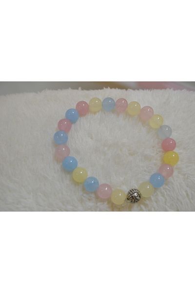 PANELVANKİT Purple Garnet Rubeli Bracelet - in Natural Stone That Holds Spiritual Balance and Energy