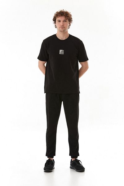 Fulla Moda Μπλουζάκι Basic Embossed Tok Fabric Oversize