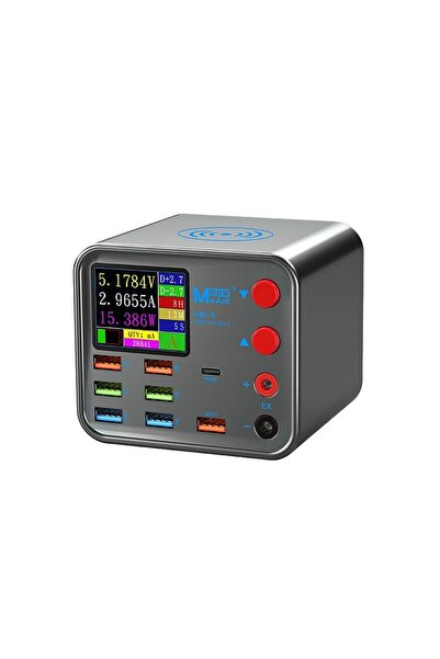 Ma Ant Dianba No.1 8-Port PD + QC3.0 Akıllı Hızlı Kablosuz Şarj ve Güç Kaynağı