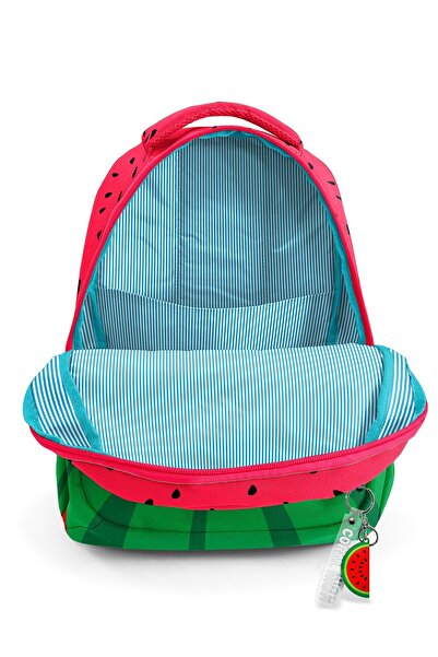 Coral High Kids Kırmızı Yeşil Karpuz Desenli 3 lü Okul Çanta Seti SET0114428