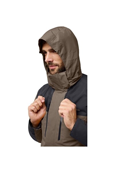 Jack Wolfskin Men's Brown Jasper 3in1 Jkt m Coat A61858-5719