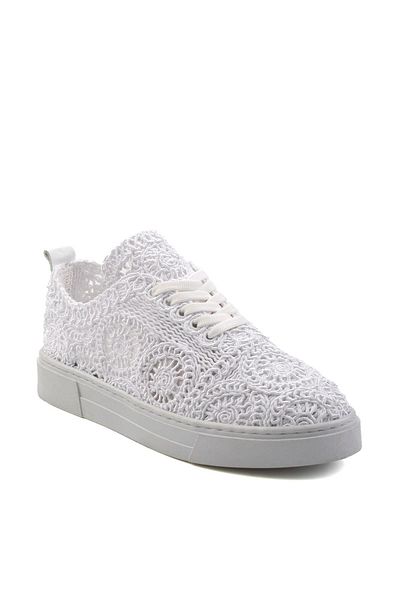 Bambi White Leather Women's Sneaker K01331999916
