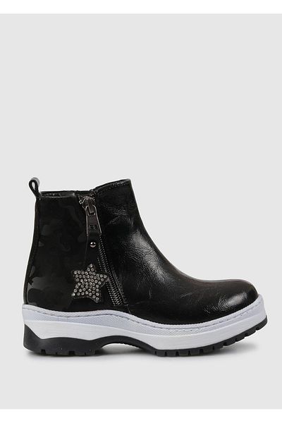 Kiddo Girl's Black Boots