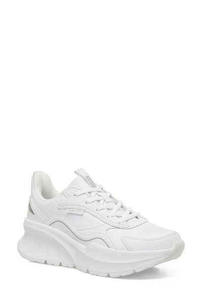 Kinetix Solida Pu W 4Pr White Women's Sneakers