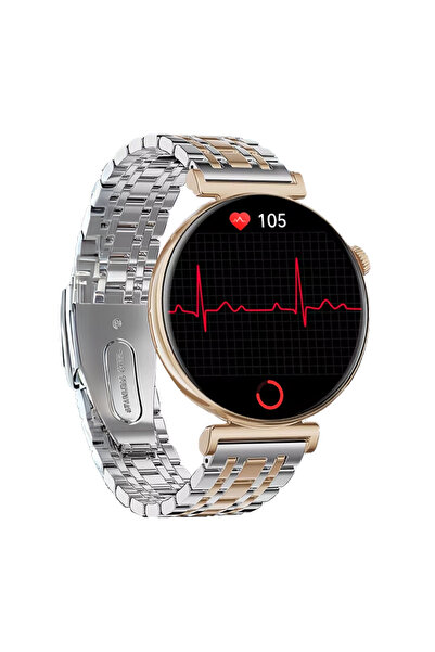 Spovan Papillon 4 Tansiyon Şeker Amoled Türkçe Kadın Akıllı Saat