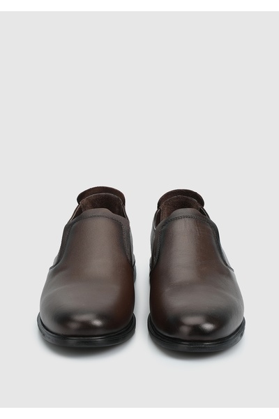 Eclipse Кавові шкіряні чоловічі черевики