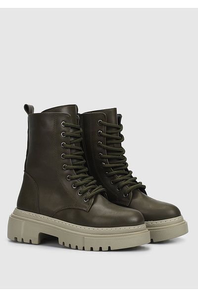 Provoq Khaki Women's Boots