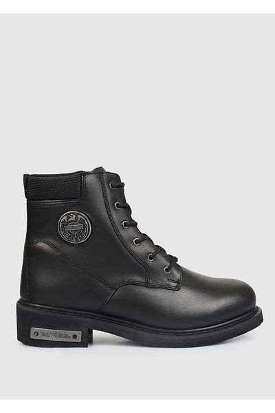 Harley Davidson Cizme din piele pentru bărbați Jim Black Oil 025M100128