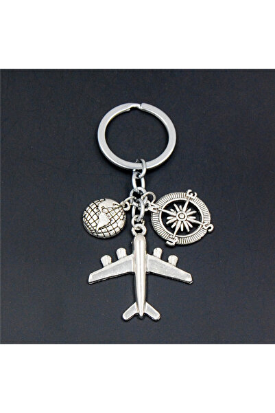 Choice سلسلة مفاتيح طائرة أرضية E1136 قطعة واحدة، لا يهم أين، قلادة سفر، صداق...