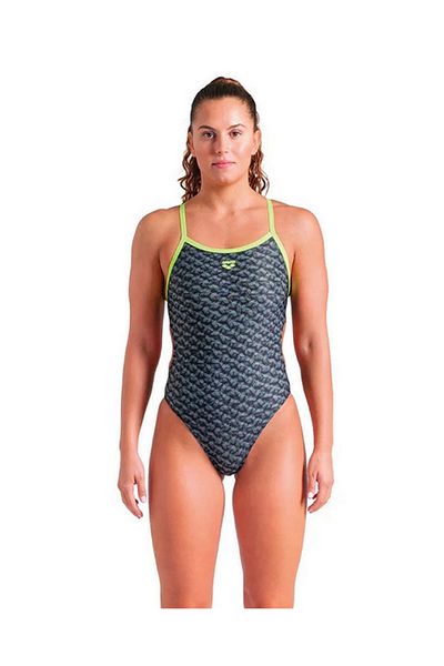 ARENA W Monogram Swimsuit Challenge Back Costume de baie pentru antrenament pentru femei