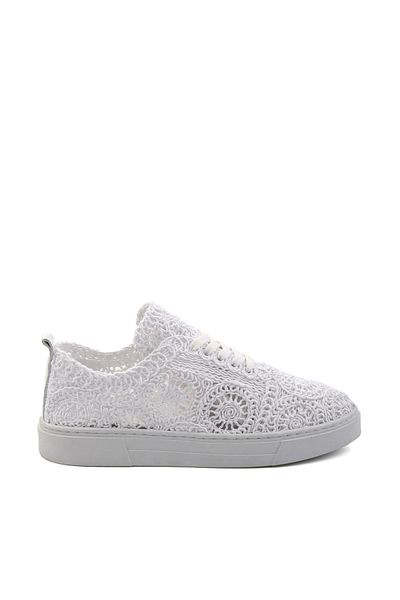 Bambi White Leather Women's Sneaker K01331999916