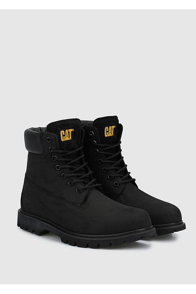 Caterpillar Ανδρικές μπότες Clovis Black Nubuck - 015m101377