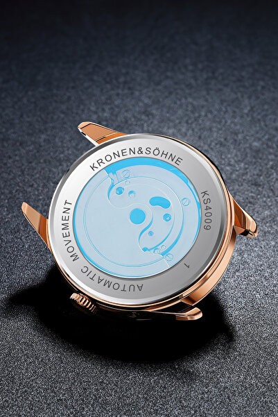 Kronen & Söhne Kronen&Söhne KS4009 Luxury Gold Tourbillon Mekanik Otomatik Erkek Kol Saati