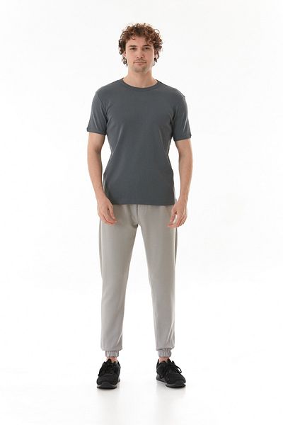 Fulla Moda Μπλουζάκι Basic Crew Neck Ribbed