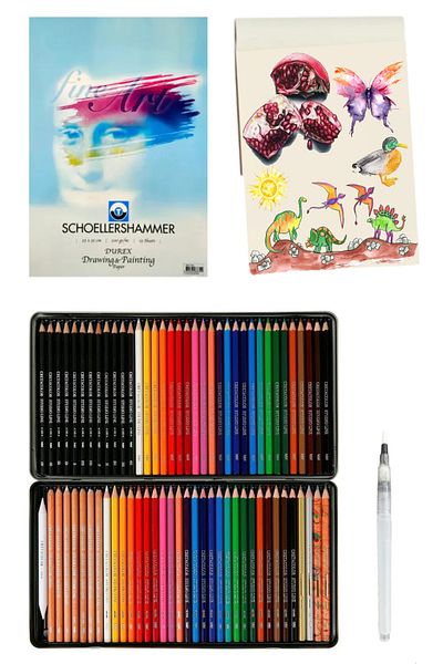 GLANCE Cretacolor Artist Studio Drawing and Painting Set 72 Li Limited Edition
