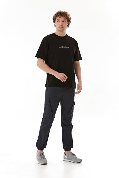 Fulla Moda Μπλουζάκι με λαιμόκοψη με ανάγλυφο κείμενο