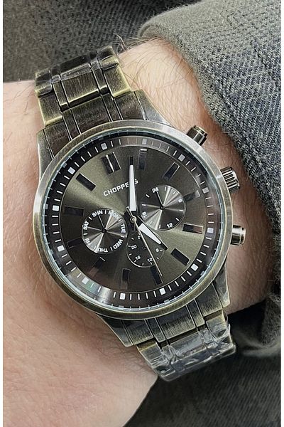 Weluxa Antique Case Khaki Color Men's Wristwatch