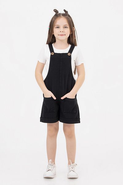 DMB BOYS & GIRLS Button Short Sleeve Tshirt with Pockets - Matching Men's Shoes for Summer Gabardine Shorts Salopet