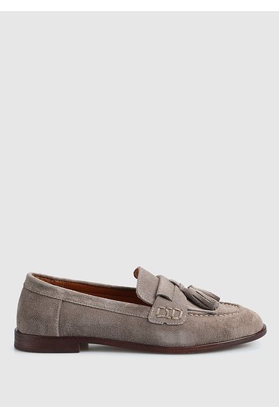 Provoq Gray Leather Women's Shoes