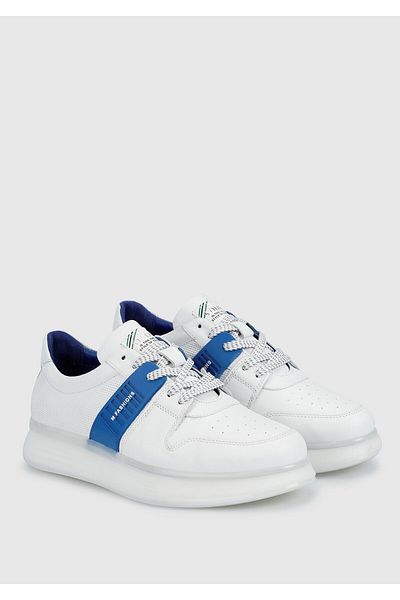 Provoq Leather White Men's Shoes