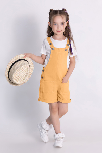 DMB BOYS & GIRLS Button Short Sleeve Tshirt with Pockets - Matching Men's Shoes for Summer Gabardine Shorts Salopet