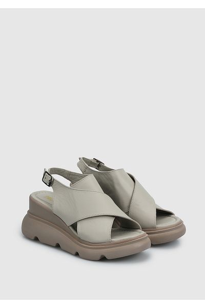 Provoq Mink Leather Women's Heeled Sandals