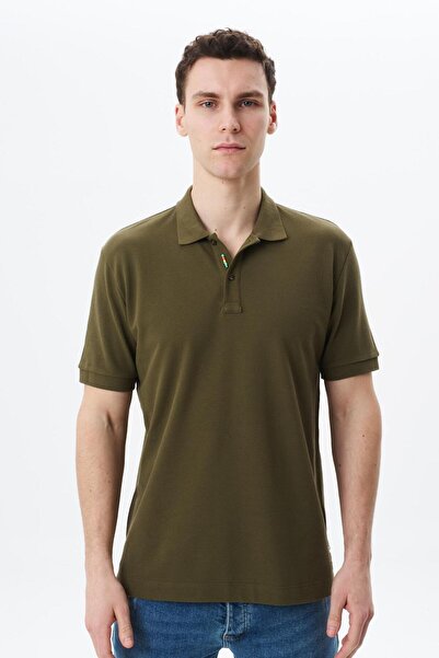 Arma Ar-Ma Men's Polo Collar T-Shirt Without Print Basic Regular Fit Double C...