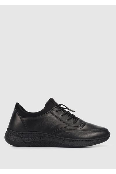Eclipse Leather Black Women's Shoes