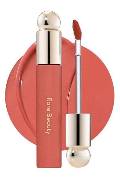 Rare Beauty by Selena Gomez Soft Pinch Tinted Lip Oil Stain - Joy (Muted Peach, 3ml)