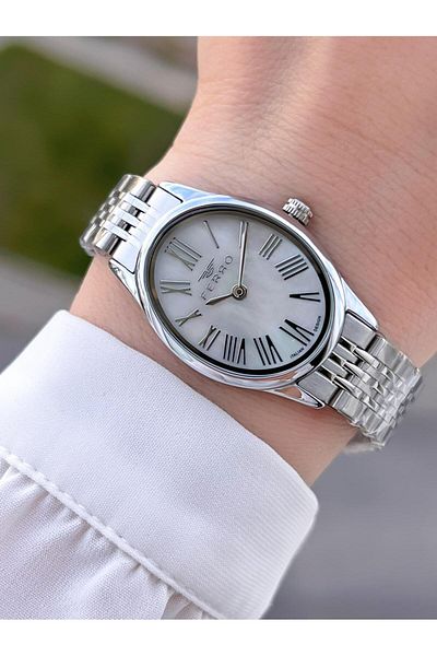 FERRO Designlu Italian Steel Cord Seat Watch + Bracelet Women's Wristwatch with 2 Province Guarantee