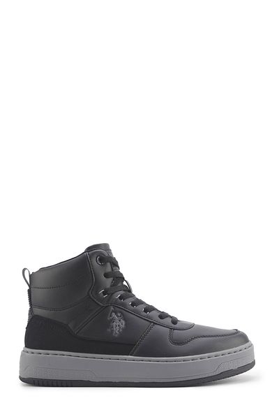 U.S. Polo Assn. Adidași înalți pentru bărbați ALEXIS 4PR negru