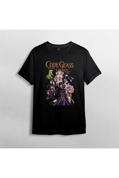 Pixxa Μπλουζάκι Unisex 100% βαμβάκι Code Geass Crew Neck Model 1